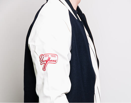 Bunda New Era New York Yankees Raglan Varsity Jacket Navy/White