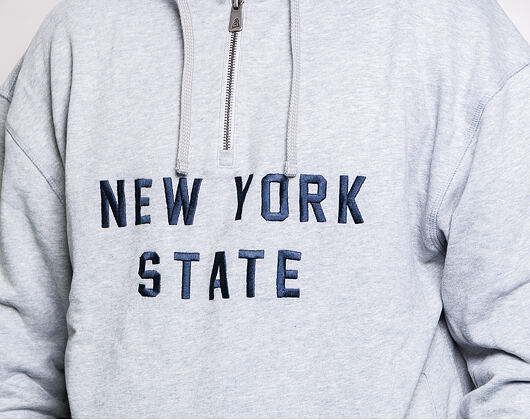 Mikina New Era New York State Hoody Light Grey Heather
