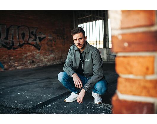 Bunda New Era Hickory Coaches Jacket Navy/White