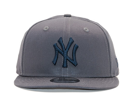Kšiltovka New Era 9FIFTY New York Yankees Grey Heather/Navy Snapback