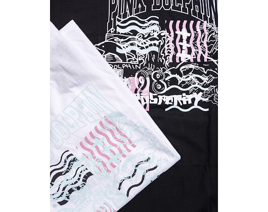 Triko Pink Dolphin Logo Sketch Tee Black PS1911LSBL
