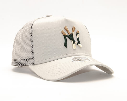 Dámská Kšiltovka New Era 9FORTY A-Frame Trucker New York Yankees Camo Infill Satin