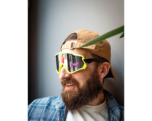 Sluneční Brýle Oakley Wind Jacket 2.0 Neon Retina/Prizm Snow Black Iridium OO7072-06