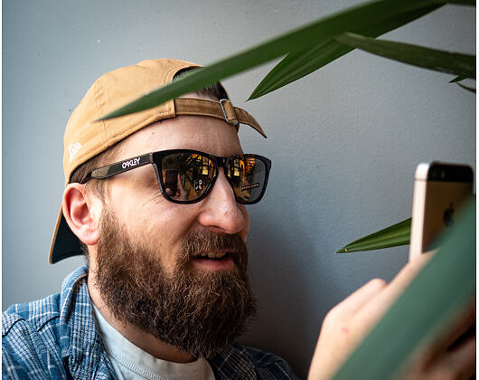 Sluneční brýle Oakley Frogskins Polished Black / Prizm Black