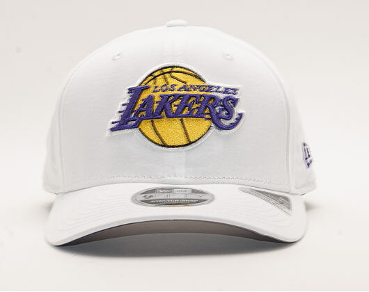 Kšiltovka New Era 9FIFTY Los Angeles Lakers Stretch Snap White/OTC