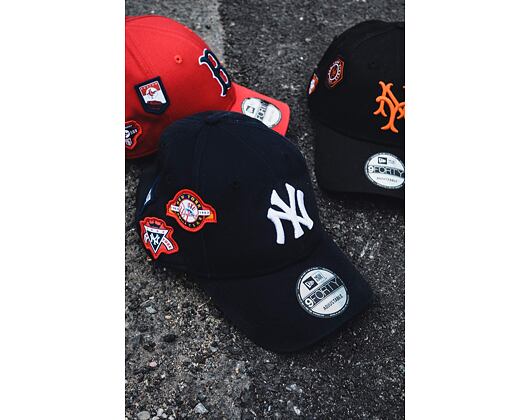 Kšiltovka New Era 9FORTY New York Yankees Cooperstown Patched Navy