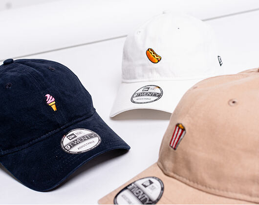 Kšiltovka New Era 9TWENTY Brushed Icons White