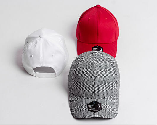Kšiltovka State of WOW Judeglan Check Crown 2 Black/White Strapback
