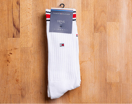 Ponožky Tommy Hilfiger Iconic Sock Sports 2 Pair White 372020001 300