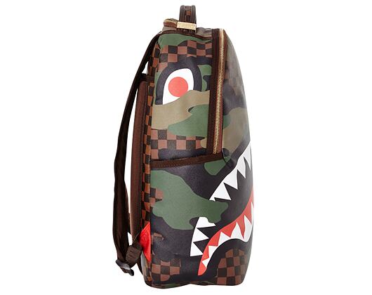 Batoh Sprayground Checkered Camo Shark Backpack B2201