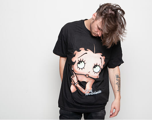Triko HUF Betty Boop Cigar Club T-Shirt - Black