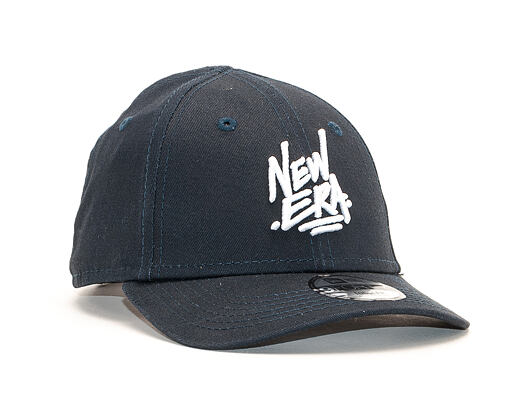 Dětská Kšiltovka New Era 9FORTY Script Toddler Navy / White Strapback