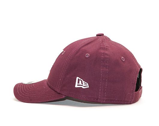 Dětská Kšiltovka New Era 9FORTY Script Child Maroon / White Strapback
