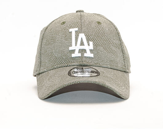 Kšiltovka New Era 9FORTY Engineered Plus Los Angeles Dodgers New Olive / Optic White Strapback
