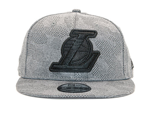 Kšiltovka New Era 9FIFTY Engineered Plus Los Angeles Lakers Gray / Black Snapback