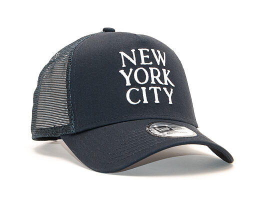 Kšiltovka New Era 9FORTY Trucker Destination Navy / Optic White Snapback