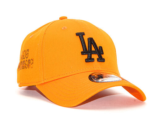 Kšiltovka New Era 9FORTY Hard Bootleg Neon Los Angeles Dodgers Orange Strapback