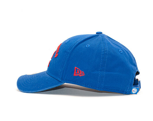 Kšiltovka New Era 9FORTY Vintage Team Front Philadelphia 76ers Team Color Strapback