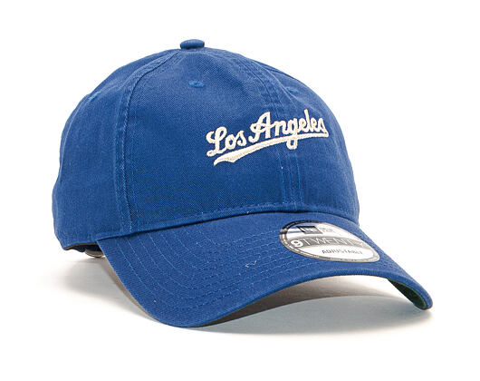 Kšiltovka New Era 9TWENTY Vintage Los Angeles Dodgers Dark Royal / Stone Strapback