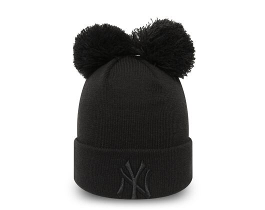 Kulich New Era New York Yankees Double Pom Cuff Knit Black/Black