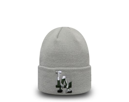 Dětský Kulich New Era Los Angeles Dodgers Camo Infill Knit Gray Youth