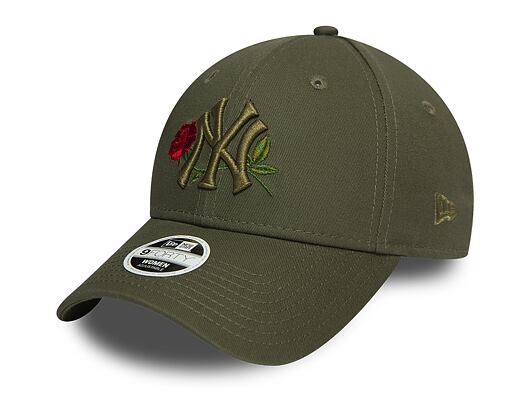 Dámská Kšiltovka New Era 9FORTY New York Yankees Twine New Olive