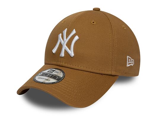 Kšiltovka New Era 9FORTY New York Yankees League Essential Wheat