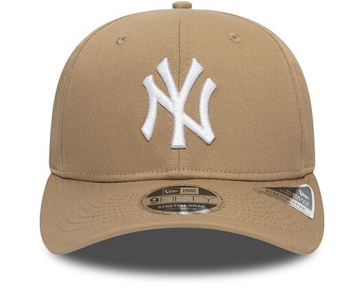 Kšiltovka New Era 9FIFTY New York Yankees Stretch Snap Tonal Wheat/White