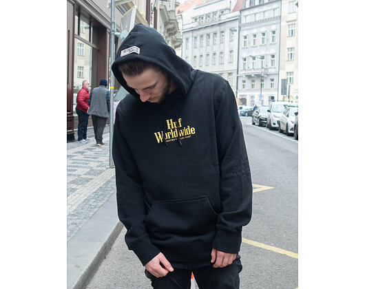 Mikina HUF Burn Fast Hoodie Black