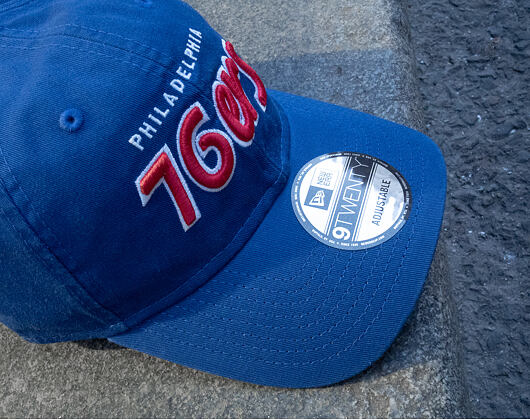 Kšiltovka New Era 9TWENTY Philadelphia 76ers Hardwood Script OTC