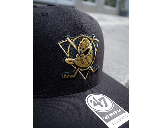 Kšiltovka 47 Brand Anaheim Ducks Cold Zone Metallic MVP DP Black/Gold