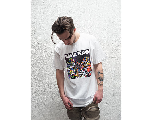 Triko Mishka Chess Boxing T-Shirt White