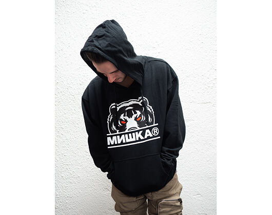 Mikina Mishka Death Adder Lockup Hoodie Black
