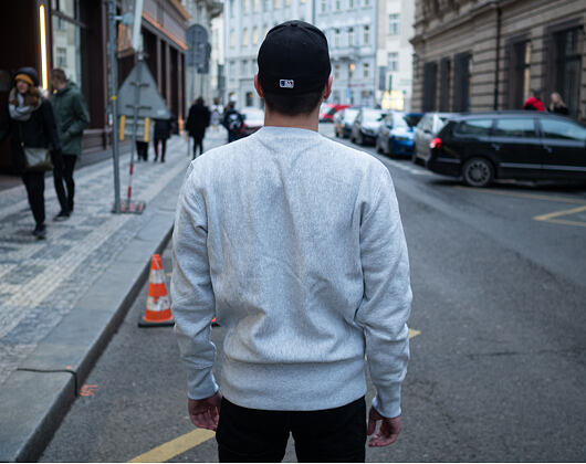 Mikina Champion Crewneck Sweatshirt Heather Grey
