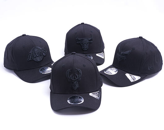 Kšiltovka New Era 9FIFTY Stretch-Snap Tonal Black Chicago Bulls - Black