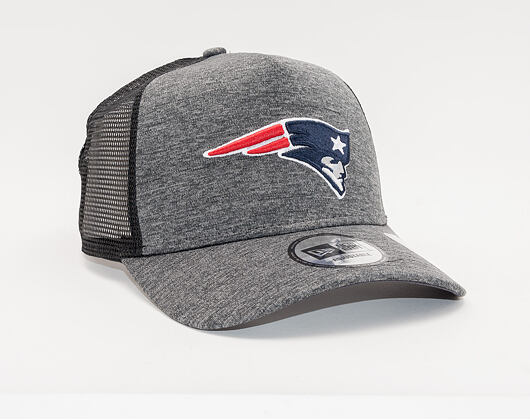 Kšiltovka New Era 9FORTY A-Frame Trucker Shadow Tech New England Patriots Snapback Graphite