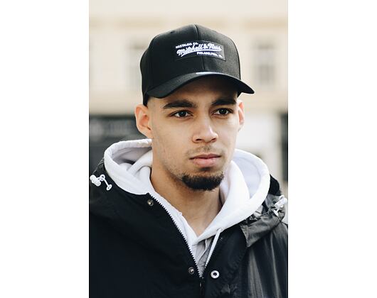 Kšiltovka Mitchell & Ness 589 Box Logo 110 6 Panel Black