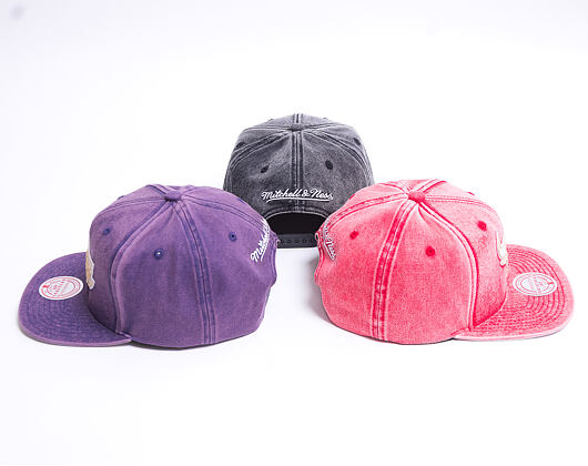 Kšiltovka Mitchell & Ness Los Angeles Lakers JS18253 Snow Washed Natural