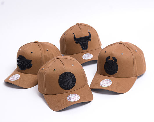 Kšiltovka Mitchell & Ness Toronto Raptors 611 Trek Tan
