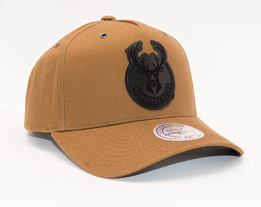 Kšiltovka Mitchell & Ness Milwaukee Bucks 611 Trek Tan