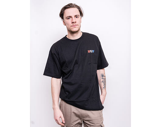 Triko HUF Bummer USA Black