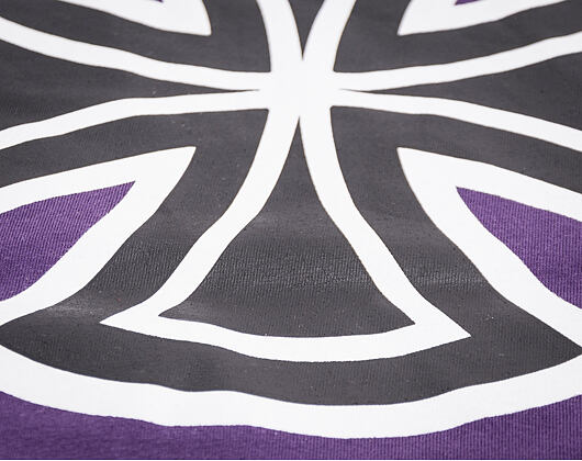 Triko Independent Bar Cross T-Shirt Deep Purple