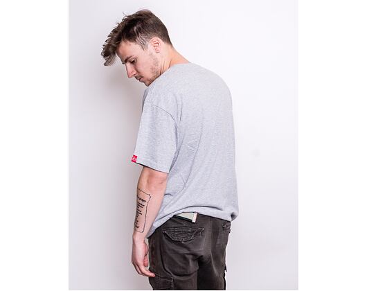 Triko éS Block Gradient Tee GREY HEATHER