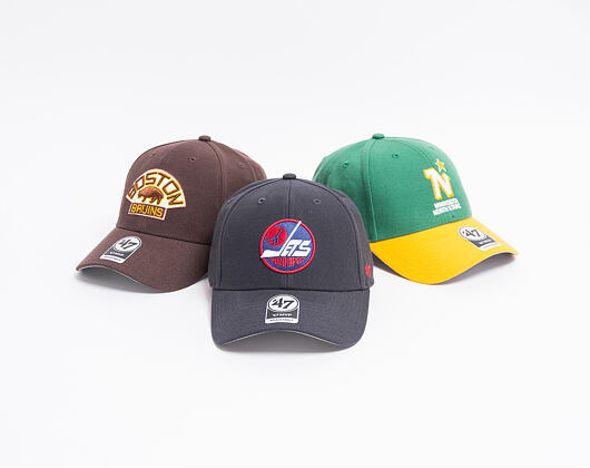 Kšiltovka 47 Brand Minnesota North Stars Vintage MVP Green/Yellow 1967