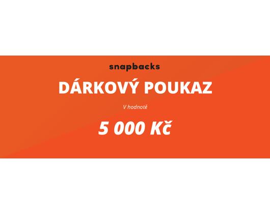 Dárkový poukaz na nákup v hodnotě 5000 Kč
