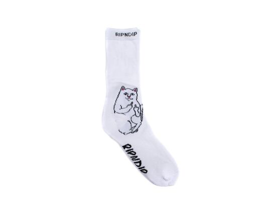 Ponožky RIP N DIP Lord Nermal Socks RND2111 White