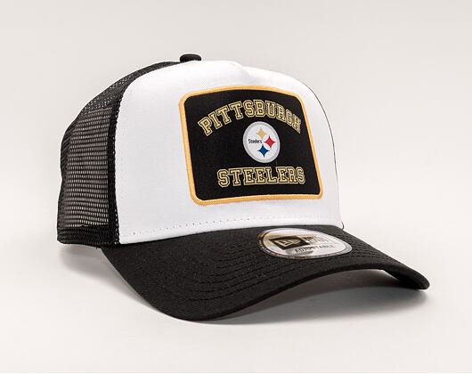 Kšiltovka New Era 9FORTY A-FRAME Trucker NFL Graphic Patch Pittsburgh Steelers Team Color