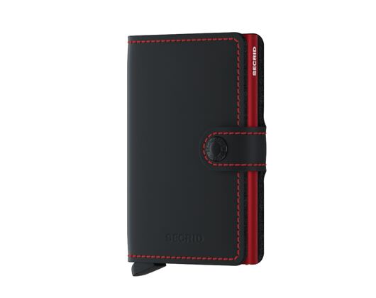 Peněženka Secrid Miniwallet Matte Black & Red
