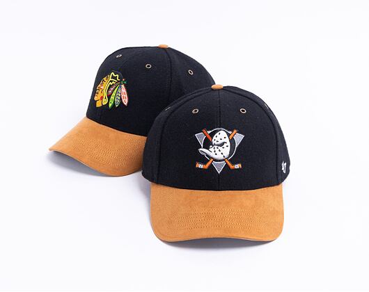 Kšiltovka 47 Brand Chicago Blackhawks Willowbrook MVP Black/Brown