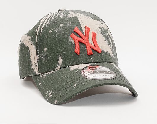 Kšiltovka New Era 9FORTY MLB Blurr Camo 9FORTY New York Yankees Brown